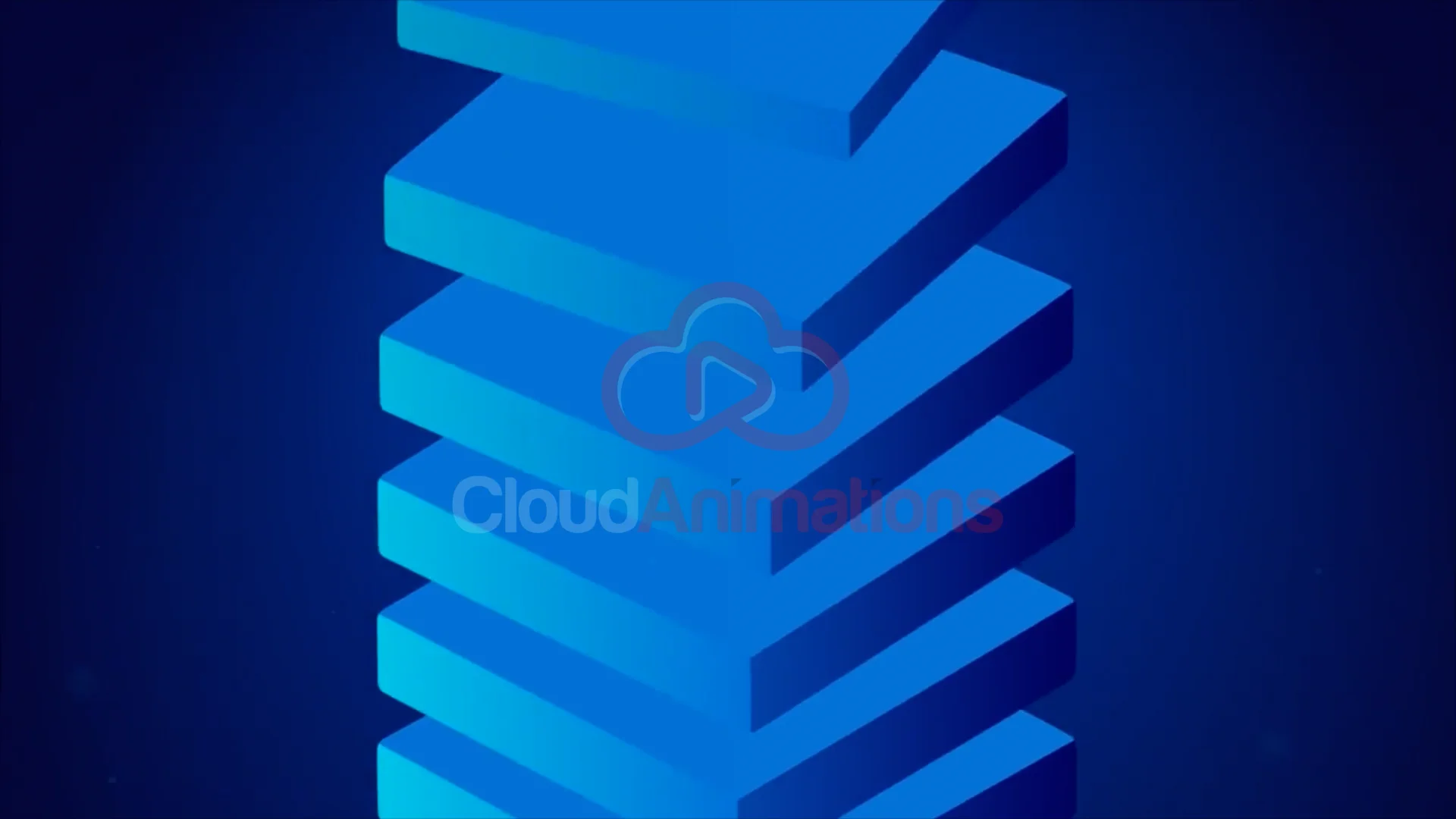 Digital Ocean — Isometric Motion Graphic thumbnail