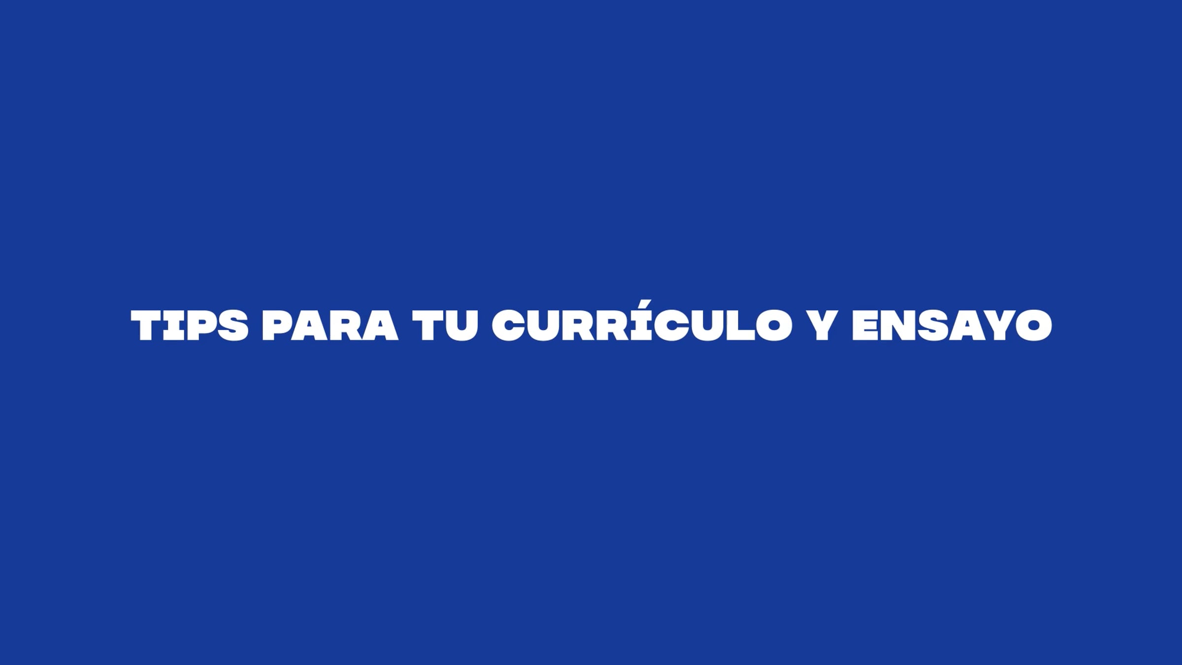 PrepaTec - tips para tu currículo y ensayo