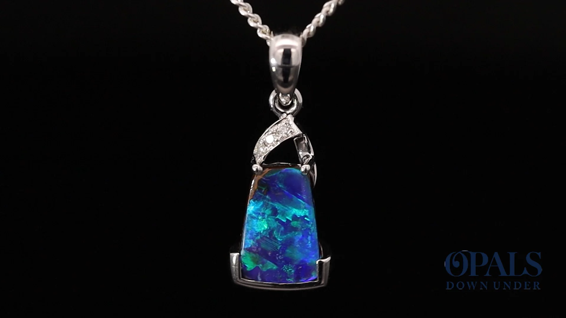 Solid Boulder Opal Pendant | Opals Down Under