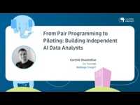 From pair programming to piloting: building independent AI data analysts