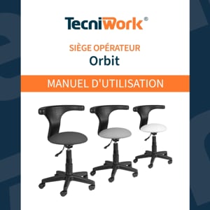 Orbit - Chaise professionnelle avec dossier pivotant