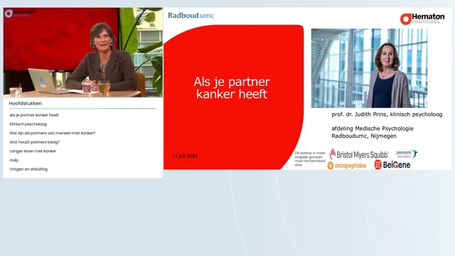 Webinar Als je partner kanker heeft