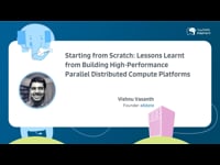 Starting from scratch: lessons learnt from building high performance parallel distributed compute platforms