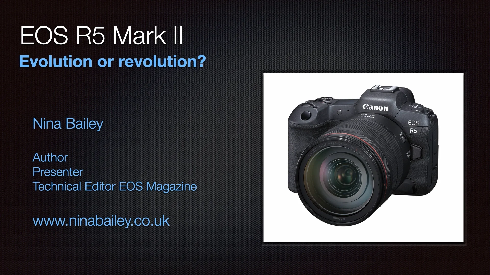 Canon EOS R5 Mark II | Full frame mirrorless camera launched