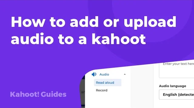 カフートに音声を追加またはアップロードする方法 – Kahoot! ヘルプ