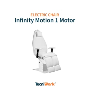 Tecniwork electric chair with 1 motor and accessories