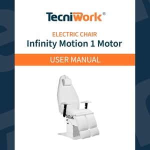 Tecniwork electric chair with 1 motor and accessories