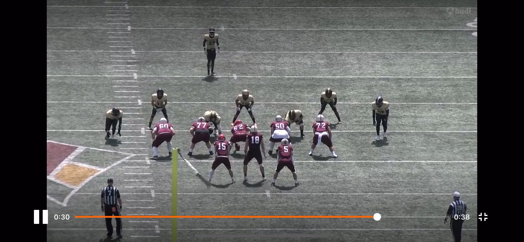 Watch patrick parent's offensive tackle film