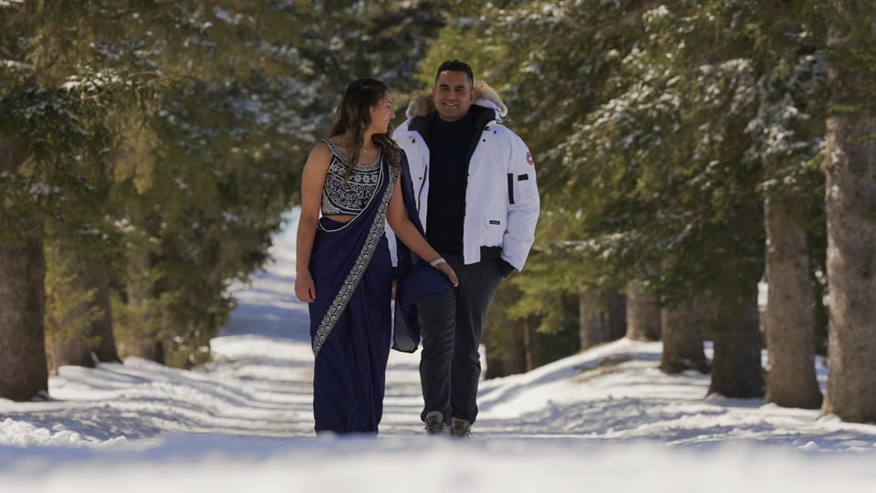 Signature theme look - still from Nishi & Annu's concept film by Happy Soul Films