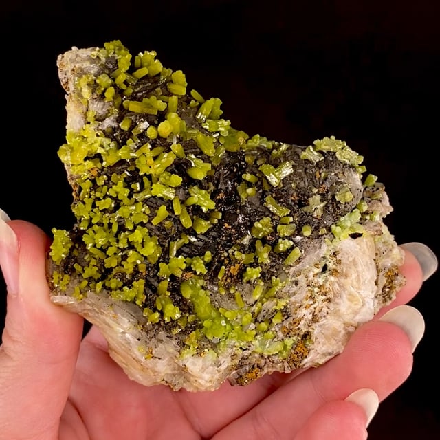 Pyromorphite | San Andrés Mine, Espiel, Córdoba, Andalusia, Spain
