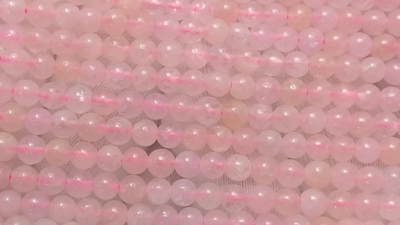 モルガナイト ラウンド4mm ｜天然石ビーズの卸問屋・通販ケンケンジェムズ