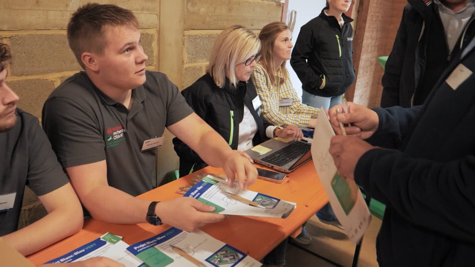 Projet Blanc Bleu Vert à Libramont de Proxani & CRA-W