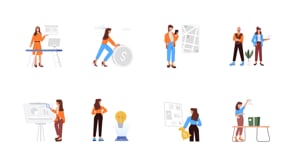 Animated Business Illustration Set, a Finance Illustration by Vectors Market (Thumbnail 4 of 4)