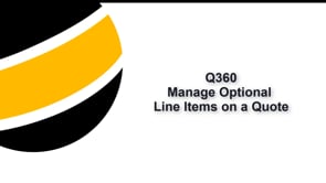 Managing Optional Flags on Quote Line Items