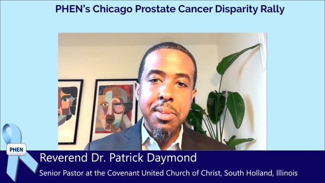 Reverend Dr. Patrick Daymond Speaks Out on the Prostate Cancer Disparity