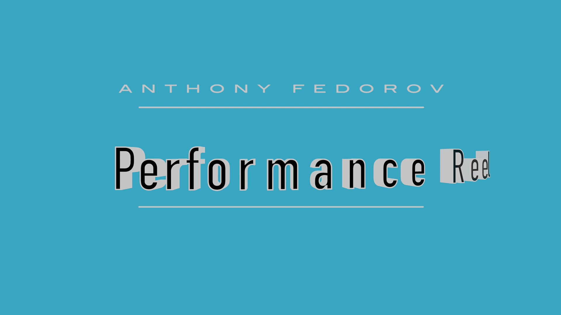 Promotional video thumbnail 1 for Anthony Fedorov