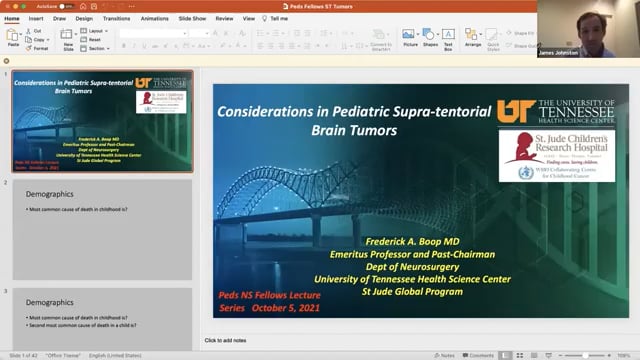 Consideration in Pediatric Supra – Tentorial Brain Tumors