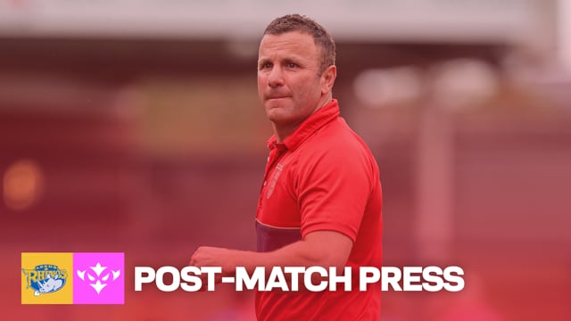 POST-MATCH PRESS: Willie Peters discusses win over the Rhinos!