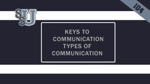 104 Keys to Communication - Types