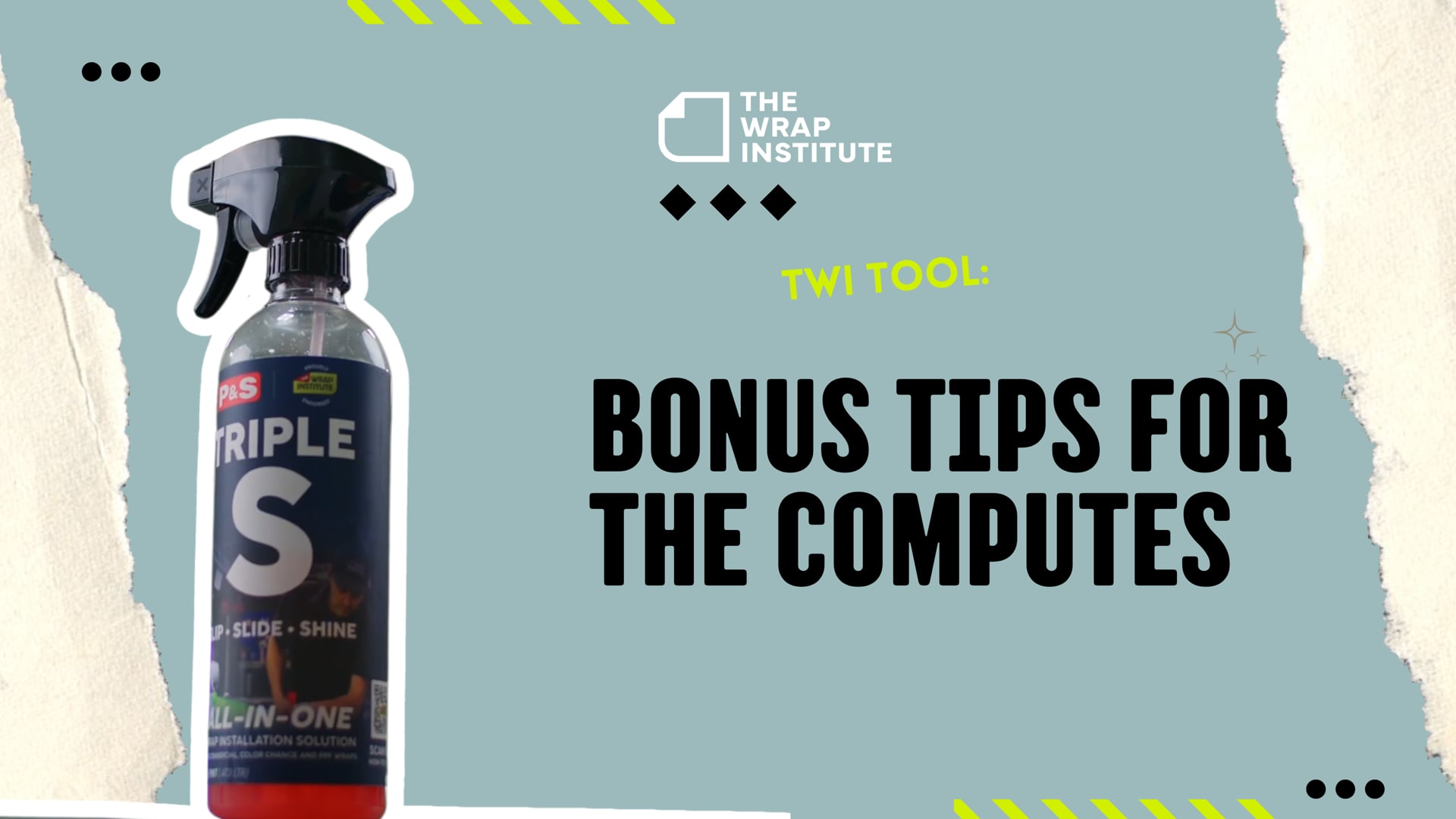 TWI Tool Tip: Product -Bonus Tips for Computers — The Wrap Institute