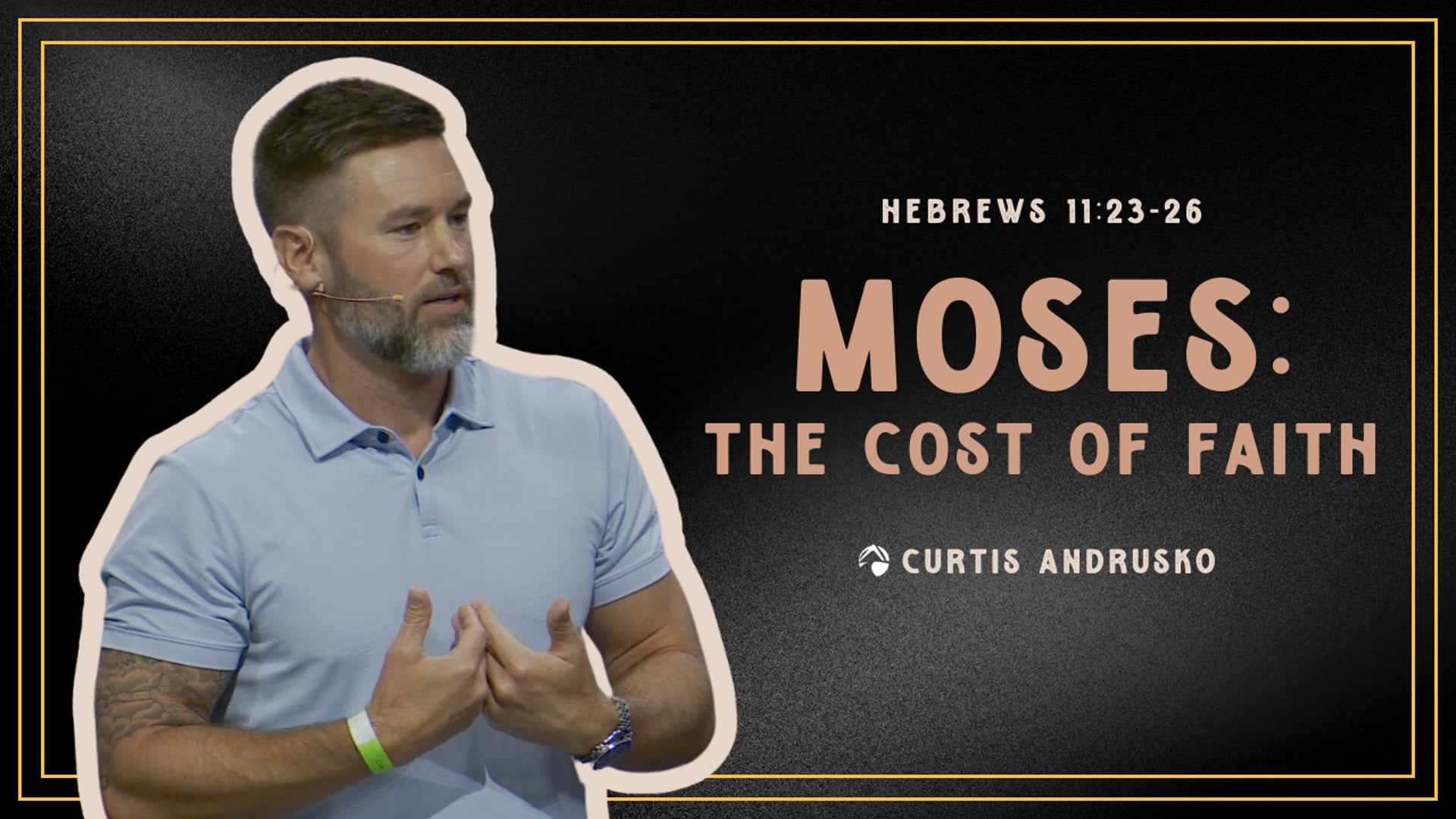 Moses: The Cost of Faith