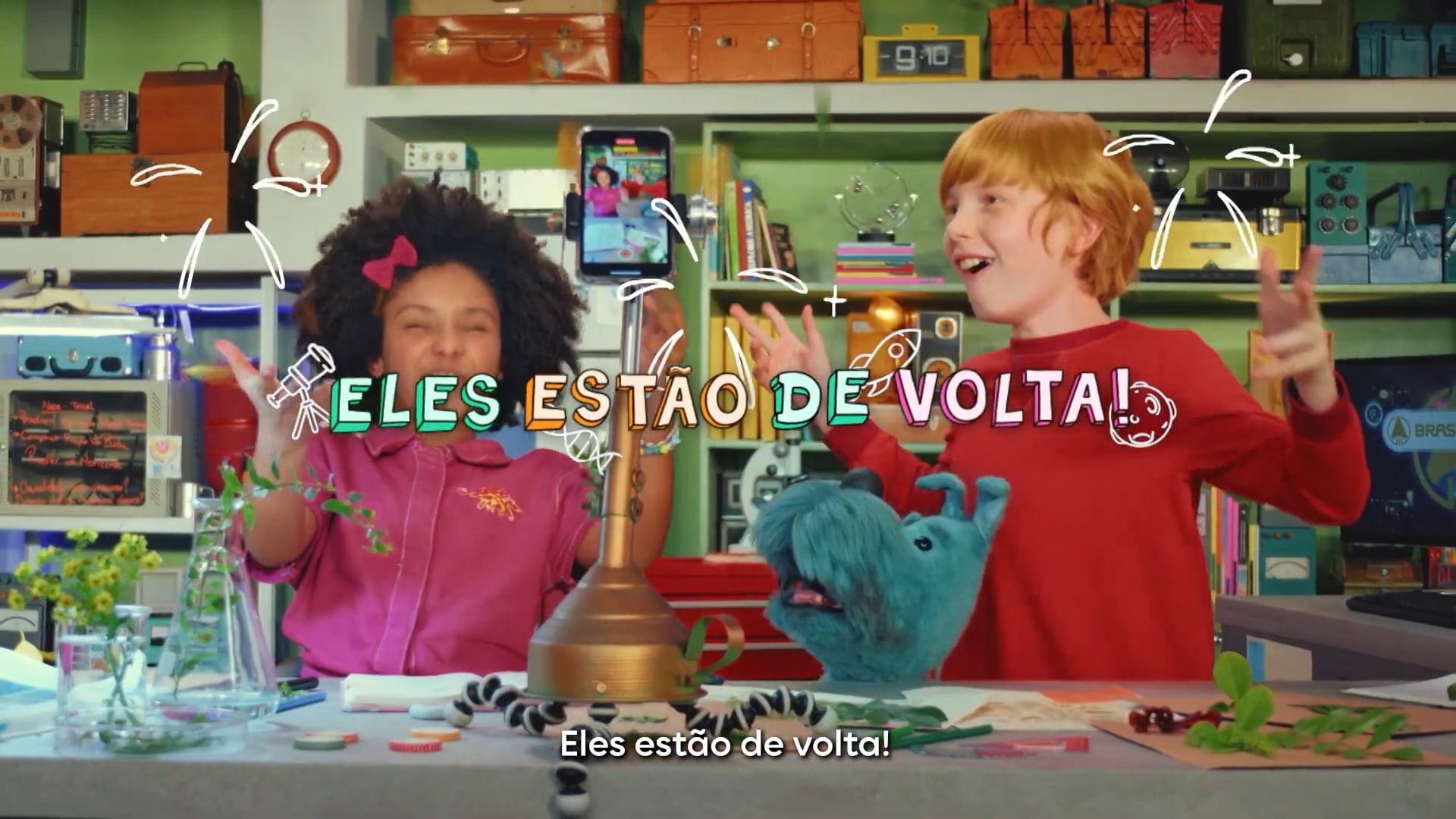 Franjinha e Milena em Busca da Ciência (2024) - Série de TV - Max/Discovery Kids - 2ª Temporada