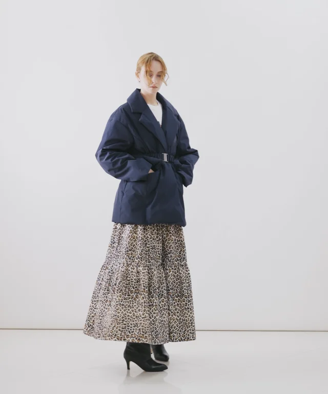 DSC / レオパードティアードマキシスカート BOTTOMS Night STORE  