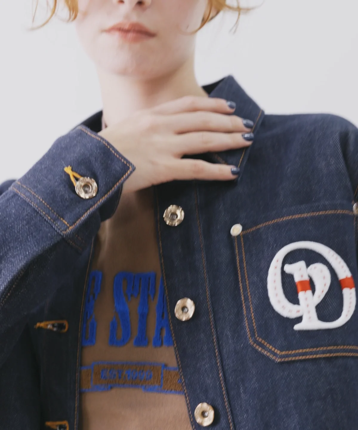 DOUBLE STANDARD CLOTHING デニムジャケット 38 DOUBLE STANDARD ダメージ加工 デニムジャケット 38