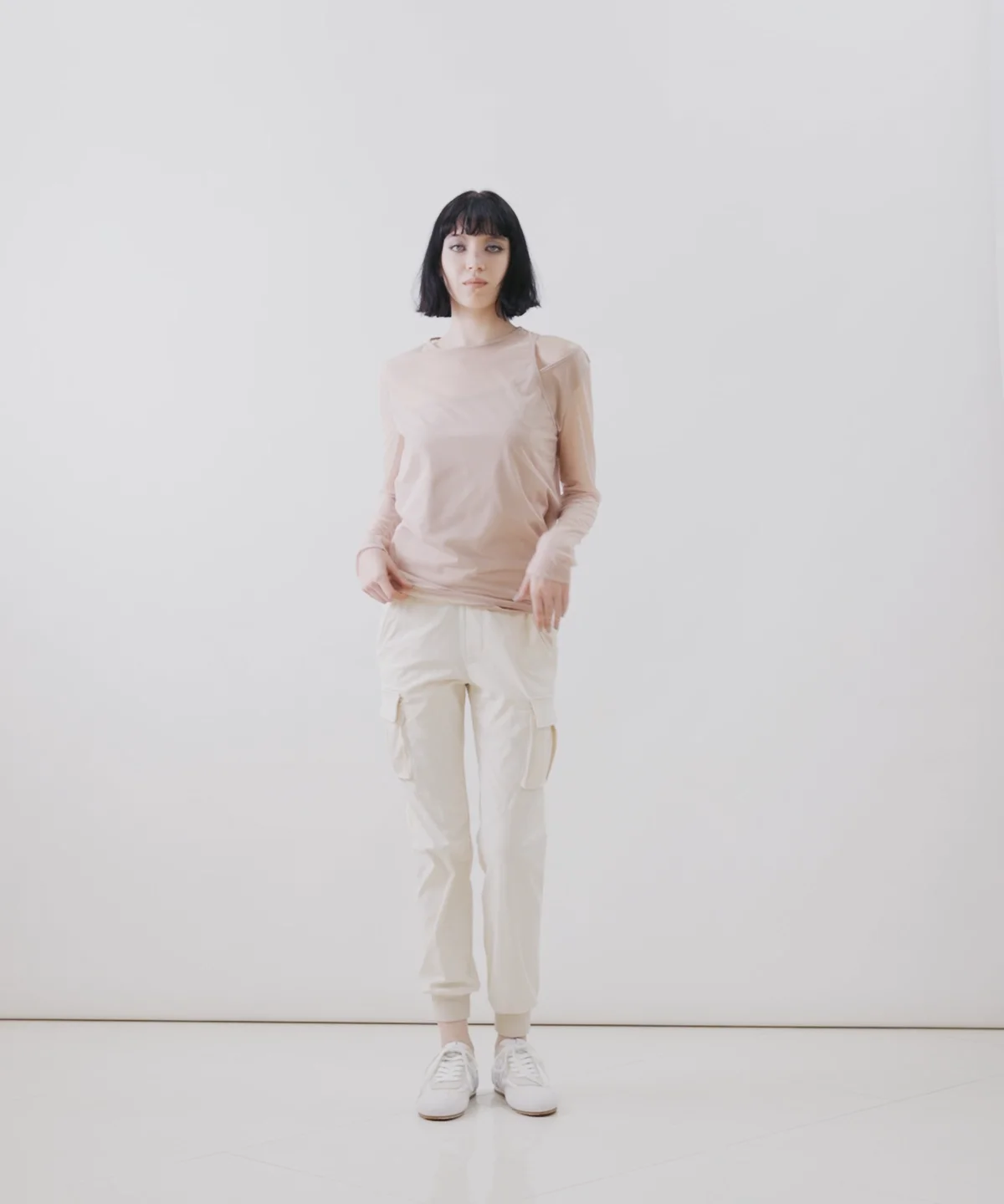 ESSENTIAL / メリルハイテンションカーゴパンツ ESSENTIAL Night ESSENTIAL / メリルハイテンションカーゴパンツ ESSENTIAL Night