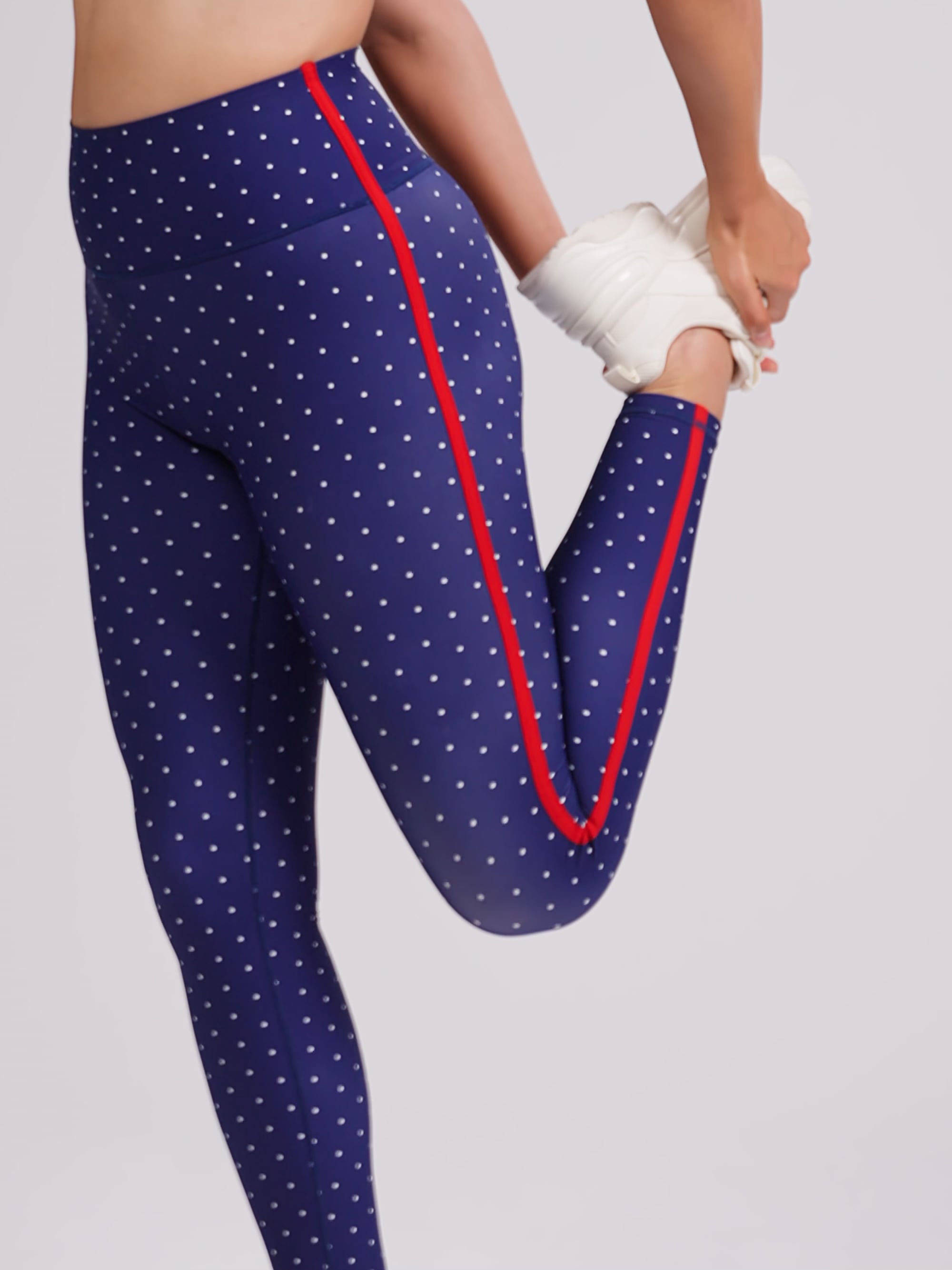 טייץ פסים באורך ”28 מבד nero