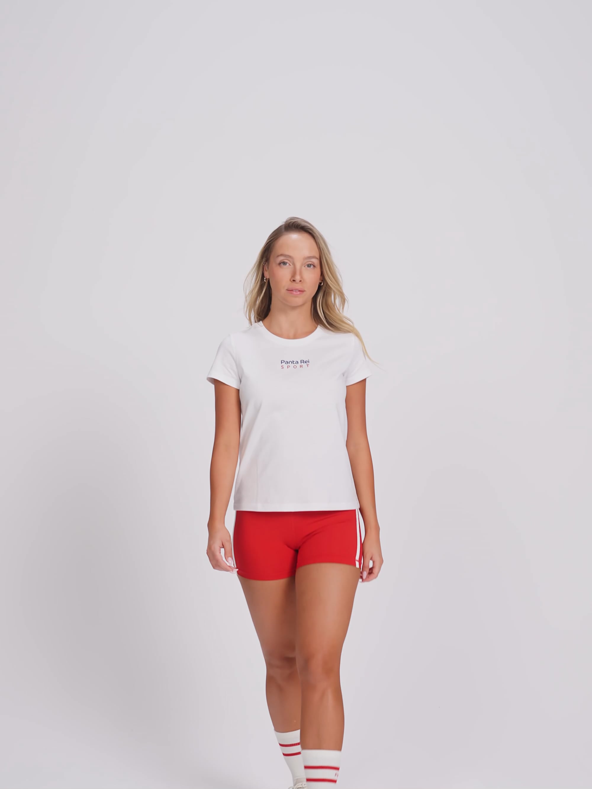 חולצה טי שירט קצרה קלאסית מכותנה אורגנית