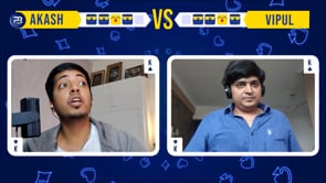 PokerBaazi - Vipul vs Akash