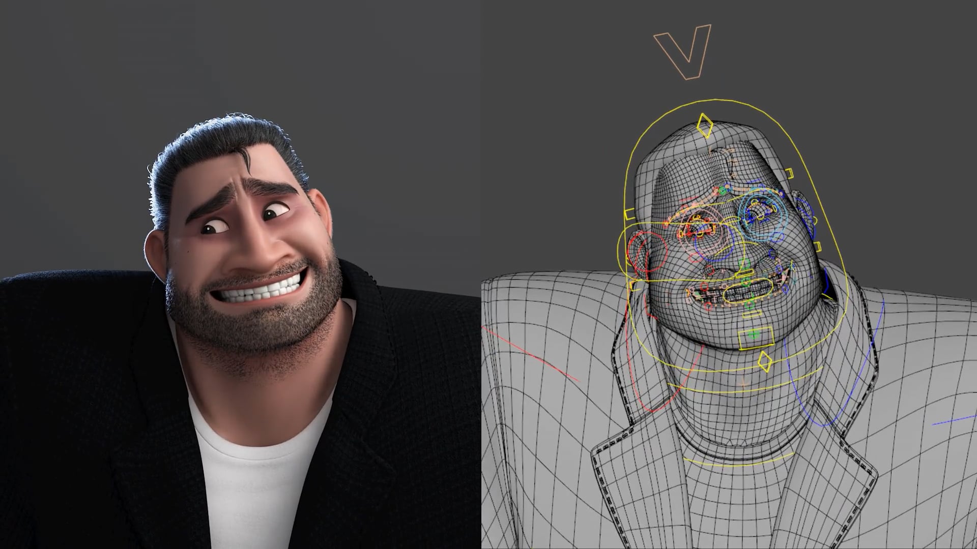 Vittorio Character Rig - Expressions test