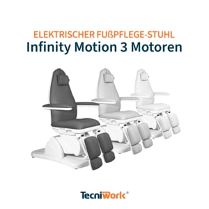 Elektrischer Fußpflegestuhl Infinity Motion mit 3 Motoren