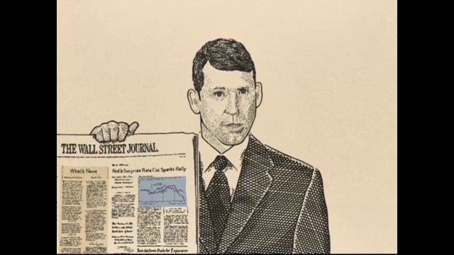 Wall Street Journal Stipple Guy