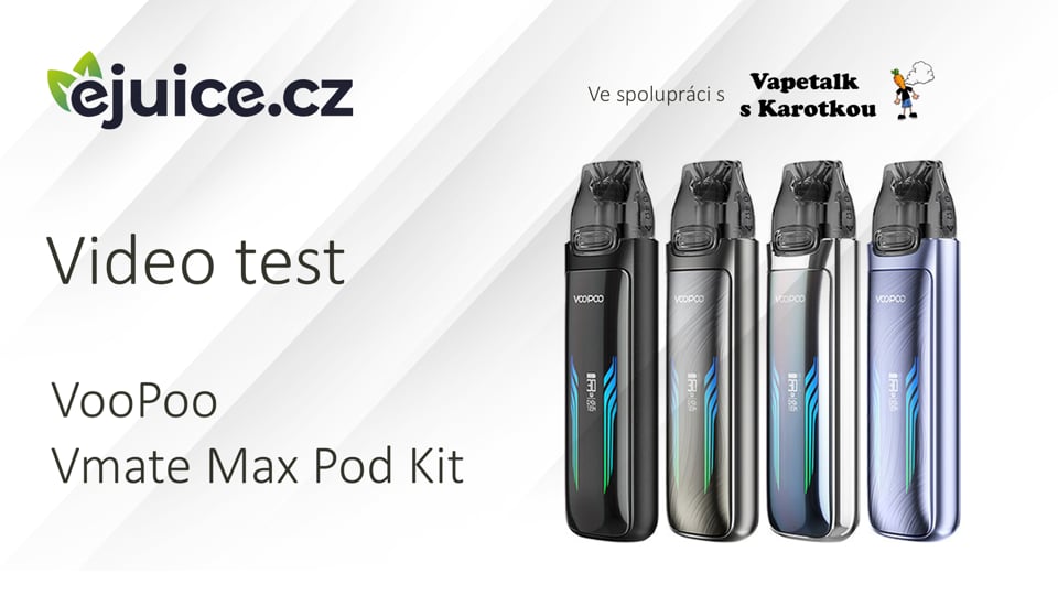 VooPoo Vmate Max Pod Kit - video test (CZ)