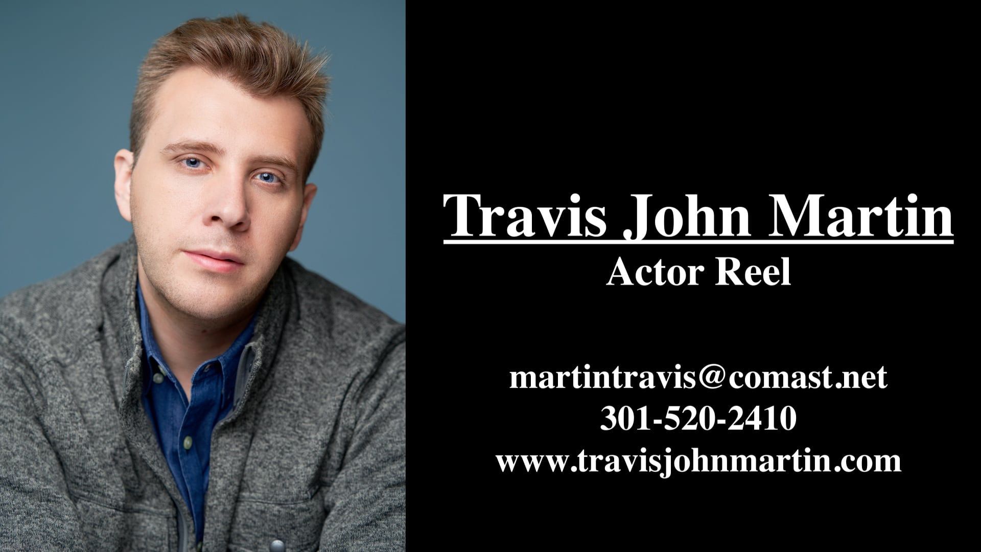 Travis John Martin Short Acting Reel