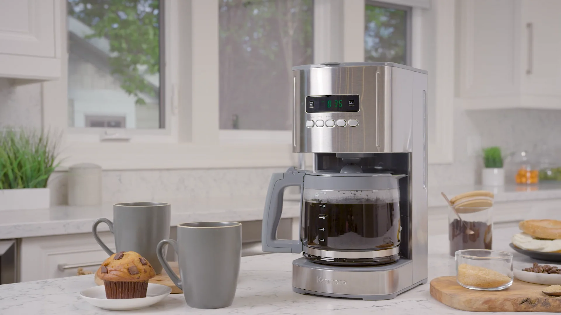 Kenmore 12-Cup Drip Coffee Maker - Black | Harvey Norman