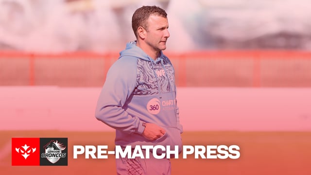 PRE-MATCH PRESS: Willie Peters talks London, injury updates and more!