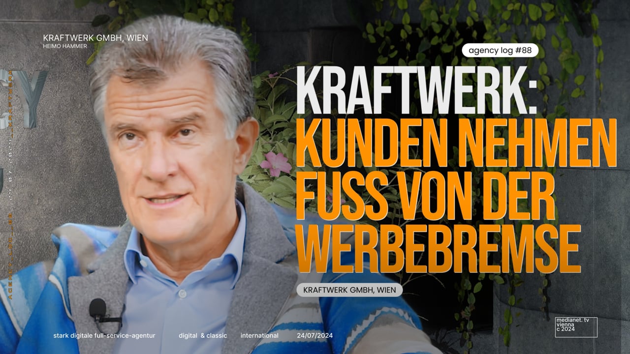 Agentur kraftwerk: Kunden nehmen Fuss von der Werbebremse