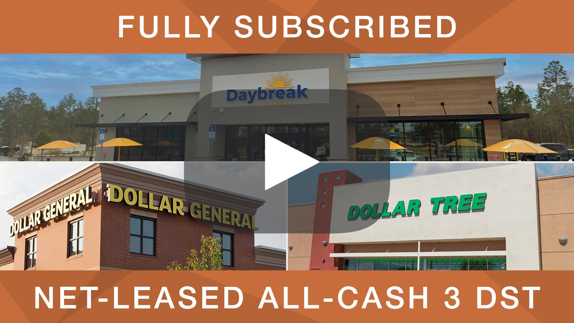 Net-Leased All-Cash 3 DST: Fully Subscribed