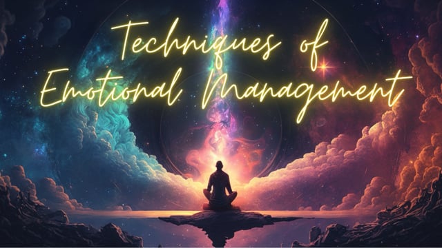 Techniques of Emotional Management