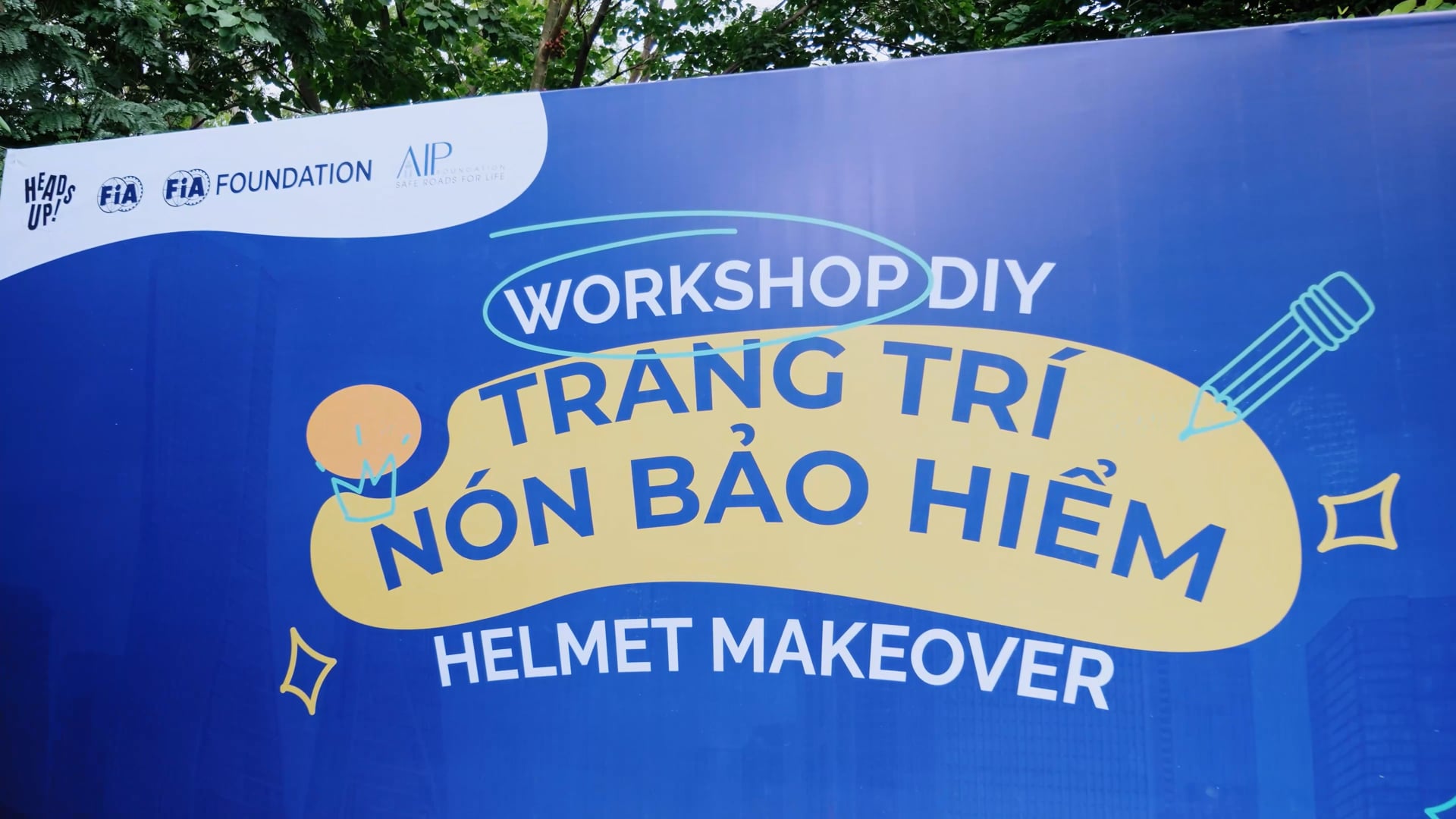 ORES GROUP X HEADS UP PROJECT | "HELMET MAKEOVER" WORKSHOP DIY VIDEO RECAP