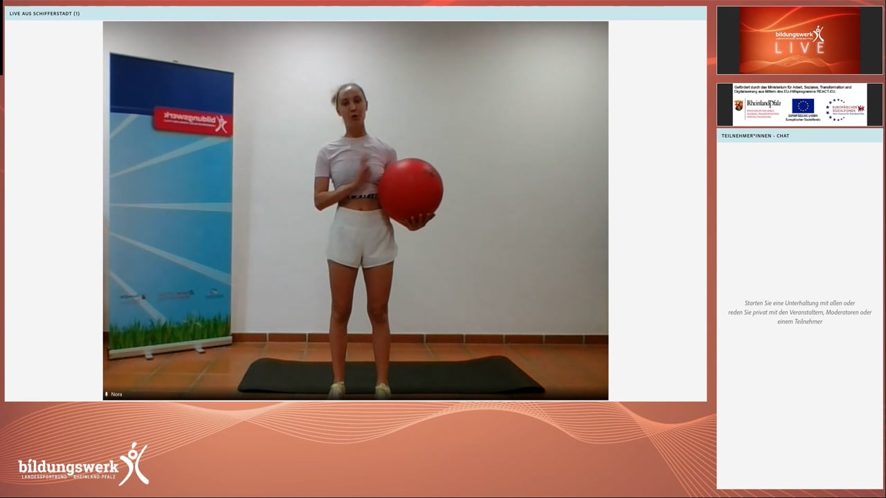 Medizinball-Workout mit Nora - Sendung vom 24.07.24