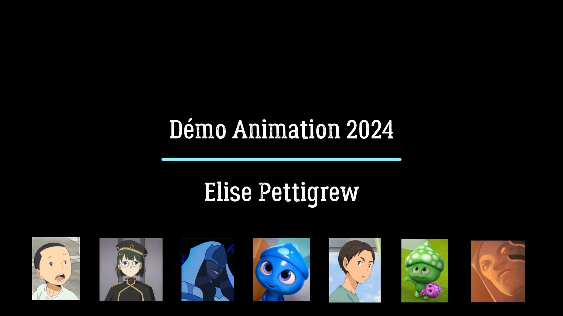 Vidéo Démo Doublage Animation 2024