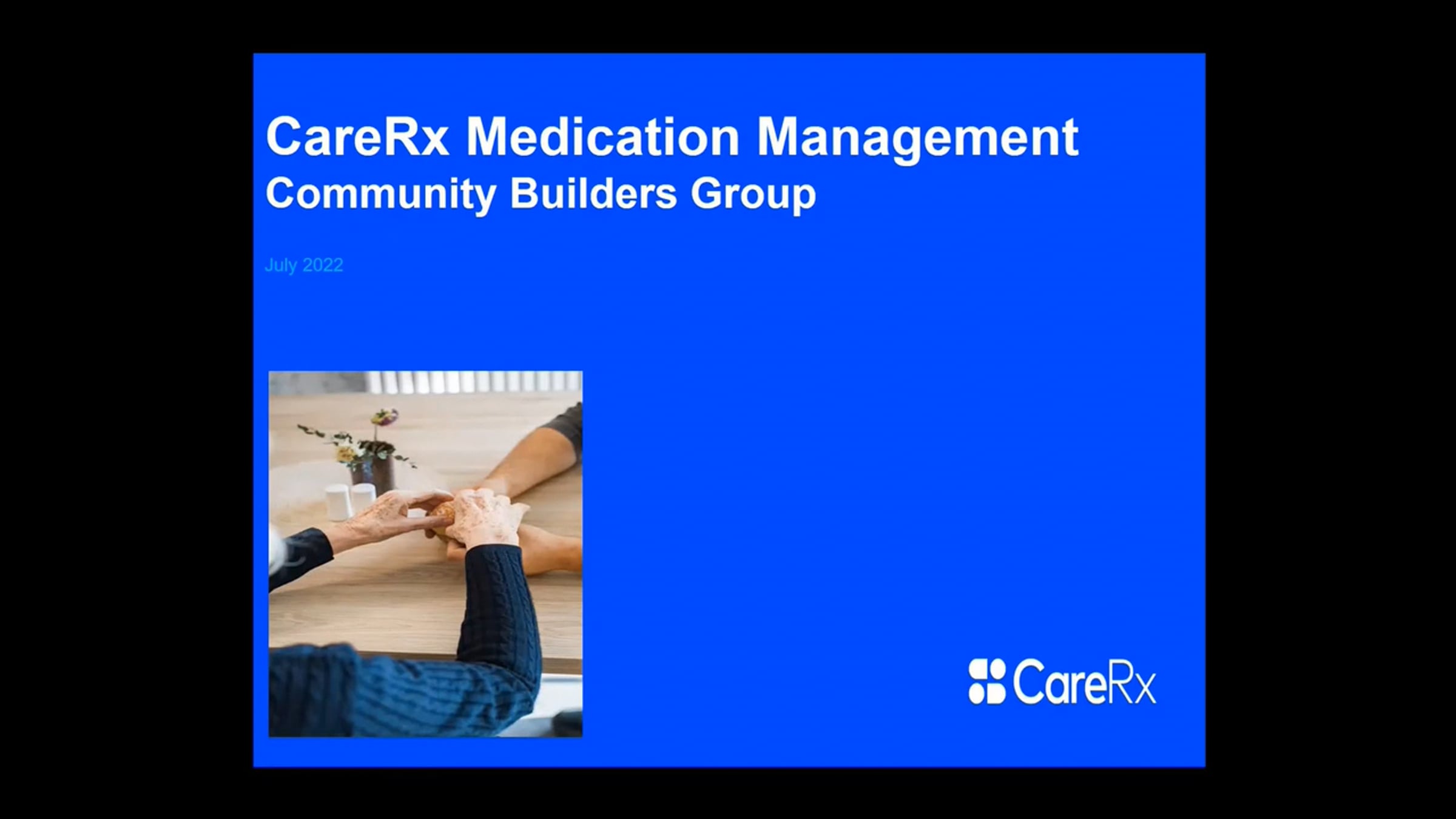 Community builders group medication management training 720p 