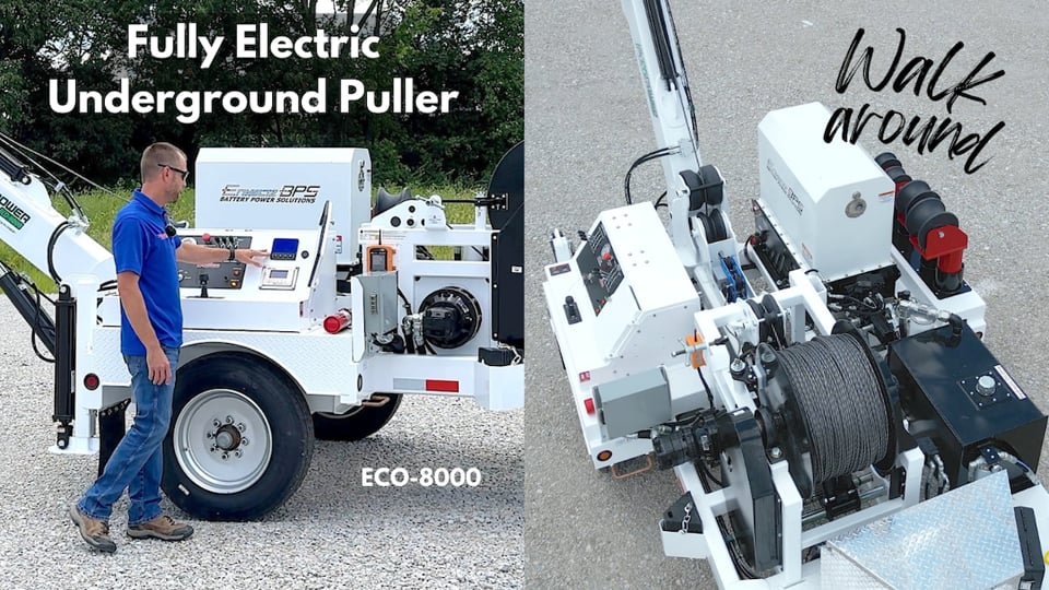 Electric Underground Puller - ECO 8000