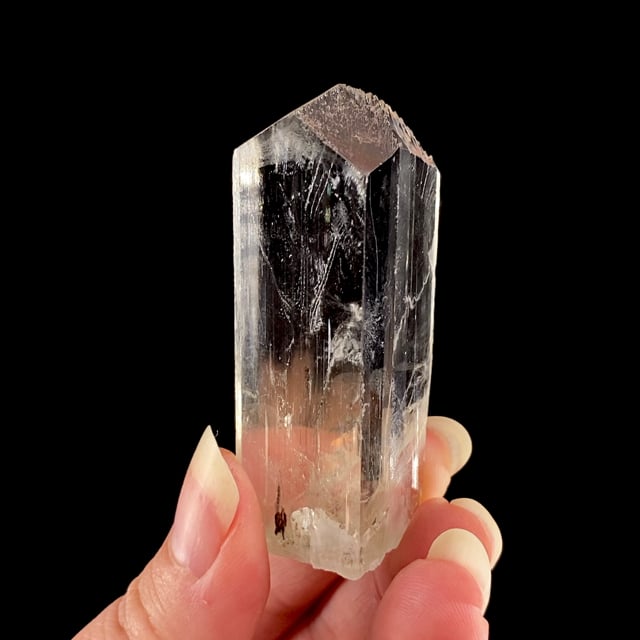 Spodumene (doubly-terminated GEM crystal)