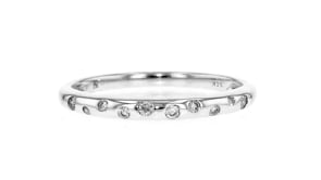 10 ct. t.w. Diamond Dotted Ring in Sterling Silver
