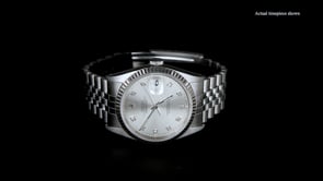 Pre-Owned Rolex Datejust Mens 36mm Automatic Stainless Steel and 18kt White Gold Watch